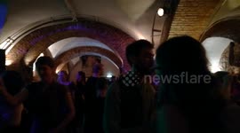 Latvian Dancing in Cave - very funny end of summer dance