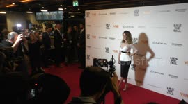 Emily Atack attend Lies We Tell Film Premiere at Vue Leicester Square