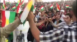 Tens of thousands rally in support of Kurdish independence