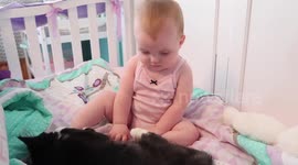 Baby Reacts to New KITTEN!