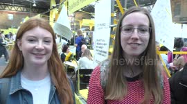 Kingston University studends attend Manufactory at Spitalfields, London, UK