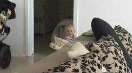 playing peekaboo