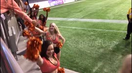Cheerleaders Lions American FOOTBALL Vancouver Canada