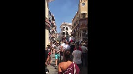 Fiesta Mayor in Sitges, Spain