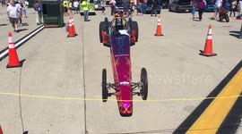 Warrior Princess Dragster at Dulles International Airport during Special Olympics Virginia Athletes Fundraiser