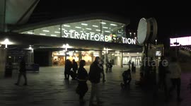 Stratford Acid attack aftermath Stratford station open as normal