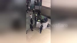 Immediate aftermath of Stratford acid attack