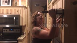 Here's how to open a bottle of wine without a corkscrew