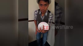 Magician uses household items to perform awesome tricks