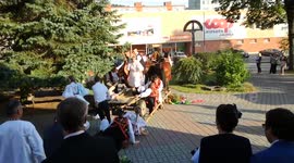 Slovak wedding fail slow mo