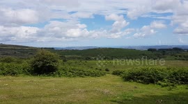 Cloud formation over dartmoor national Park.  Devon