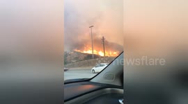 Newsflare Edit - CanyonFire in corona