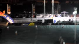 Qatar Motor Show 2013 Motorbike Show Crash