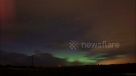 THE AURORA OVER DONEGAL IRELAND