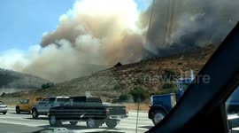 Newsflare Edit - Canyon Fire rages in California
