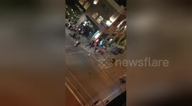 Newsflare Edit - MONTREAL KAMPAI GARDEN FIGHT PURGE. Watch at 00:40!! BIG BRAWL