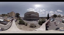 The Colosseum, Rome, Italy, 360 video VR