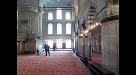 Turquía. Estambul. Turkey. Istanbul. Sultan Ahmet camii. Interior mezquita azul. Inside Blue mosque. 2015