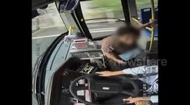 Woman attacks bus driver after she refuses to let her off between stops