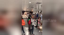 Newsflare Edit - Long queues at Palma De Mallorca Airport