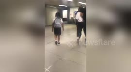 Newsflare Edit - 8year old commutes home from school