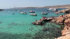 Blue lagoon Comino Malta