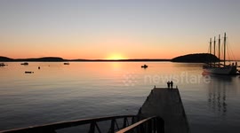 Bar Harbor, Maine Coastal Sunrise