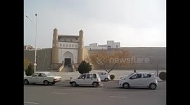 Uzbekistan. Bukhara (4) Ark, mezquita Bolo-Huaz mosque & water tower. 2015