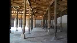 Uzbekistan. Khiva (3) Inside Juma mosque. 218 wooden columns. 2015