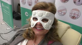 Nicky have a face rejuvenation at The Olympia Beauty show