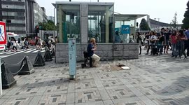 human beatbox harajuku station Tokyo Japan