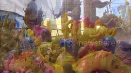 Ubon Ratchathani Buddhist Lent Candle Festival Thailand