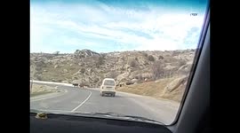 Uzbekistan. Shakrisabz. Road from Samarkand. Cows on the road. 2015