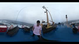 Choppy waters on the way to the Scilly Isles