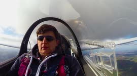 Funny Glider Aerobatic Flight With Matt