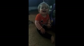 11 month old Ellie Skye laughing