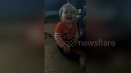Newsflare Edit - 11 month old Ellie Skye laughing