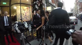 Lily Fortescue and Hatty Keane attend the RETNA's Exhibition VIP launch