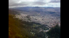 Colombia. Bogotá. City Panoramic views from Monserrate. 2014