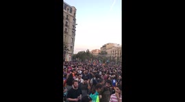 Catalans protest against police crackdown