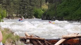 Kayaks on the North Fork Payette River