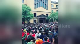 Catalans protest for independence