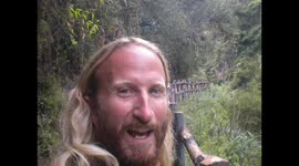 Colombia. Ipiales. Virgen de las Lajas. Sanctuary church and waterfall. Vistas del santuario y río desde abajo. 2014