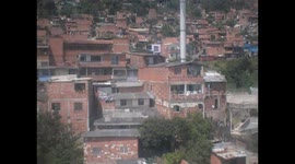 Colombia. Medellín. Slums from metro cable car. Vistas de barrios marginales desde Metro Cable. 2014
