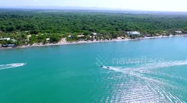 Amazing drone shots of the Caribbean coasts in Colombia