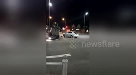Newsflare Edit - A12 Newbury Park right now shocking uber crash #deleteuber https://t.co/Uk5o0eIE7b