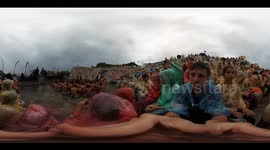 Indonesian Temple Fire Dance in 360 - Bali 360 Video