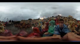 Indonesian Temple Fire Dance in 360 - Bali 360 Video 2