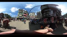 Streets of Bangladesh - Dhaka 360 Video 2