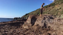 Suicide front flip
